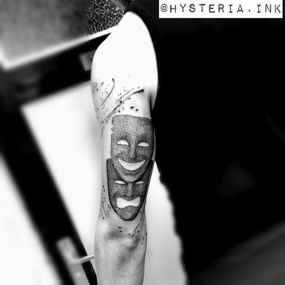 mask tattoo