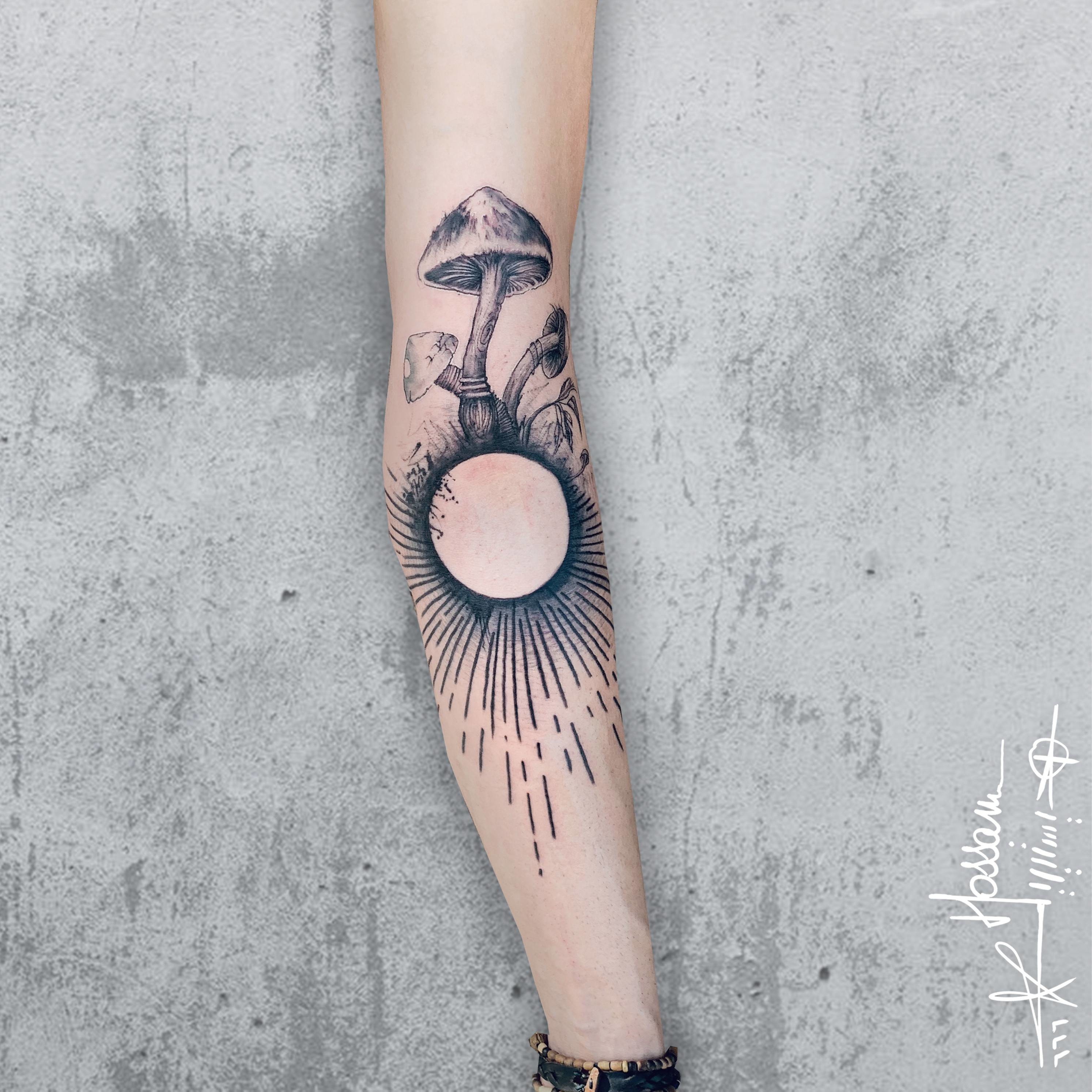 Share more than 72 cute mushroom tattoo  thtantai2