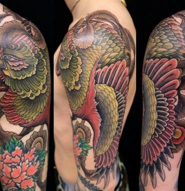 japanese phoenix tattoo