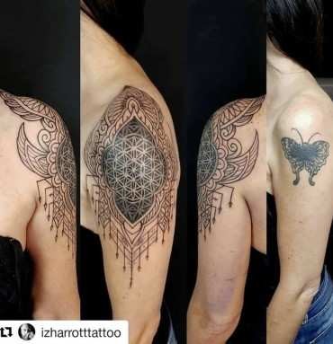 Cover Up Tattoo Symbolism: Inner peace and beauty in life. Description: The  mandala represents balance, harmony, and a spiritual journey… | Instagram