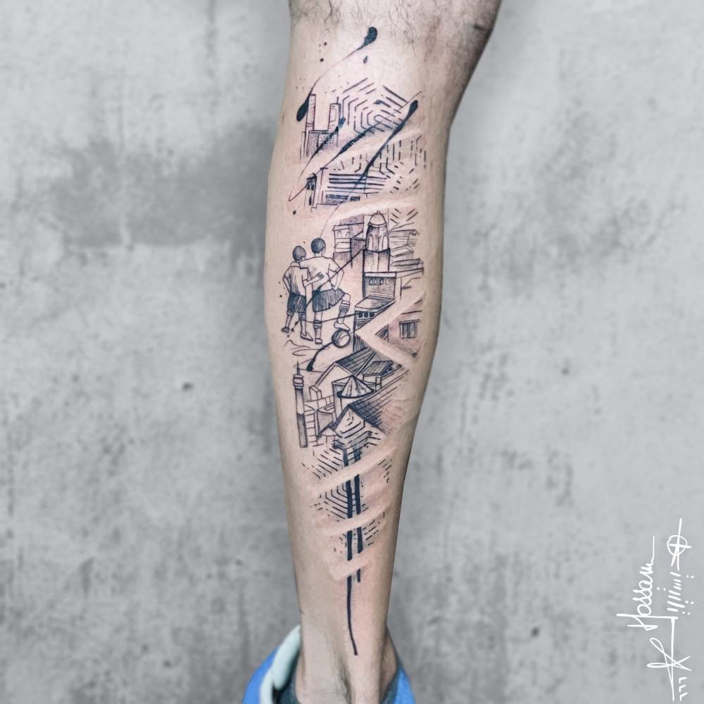 Amsterdam tattoo artist Aivis